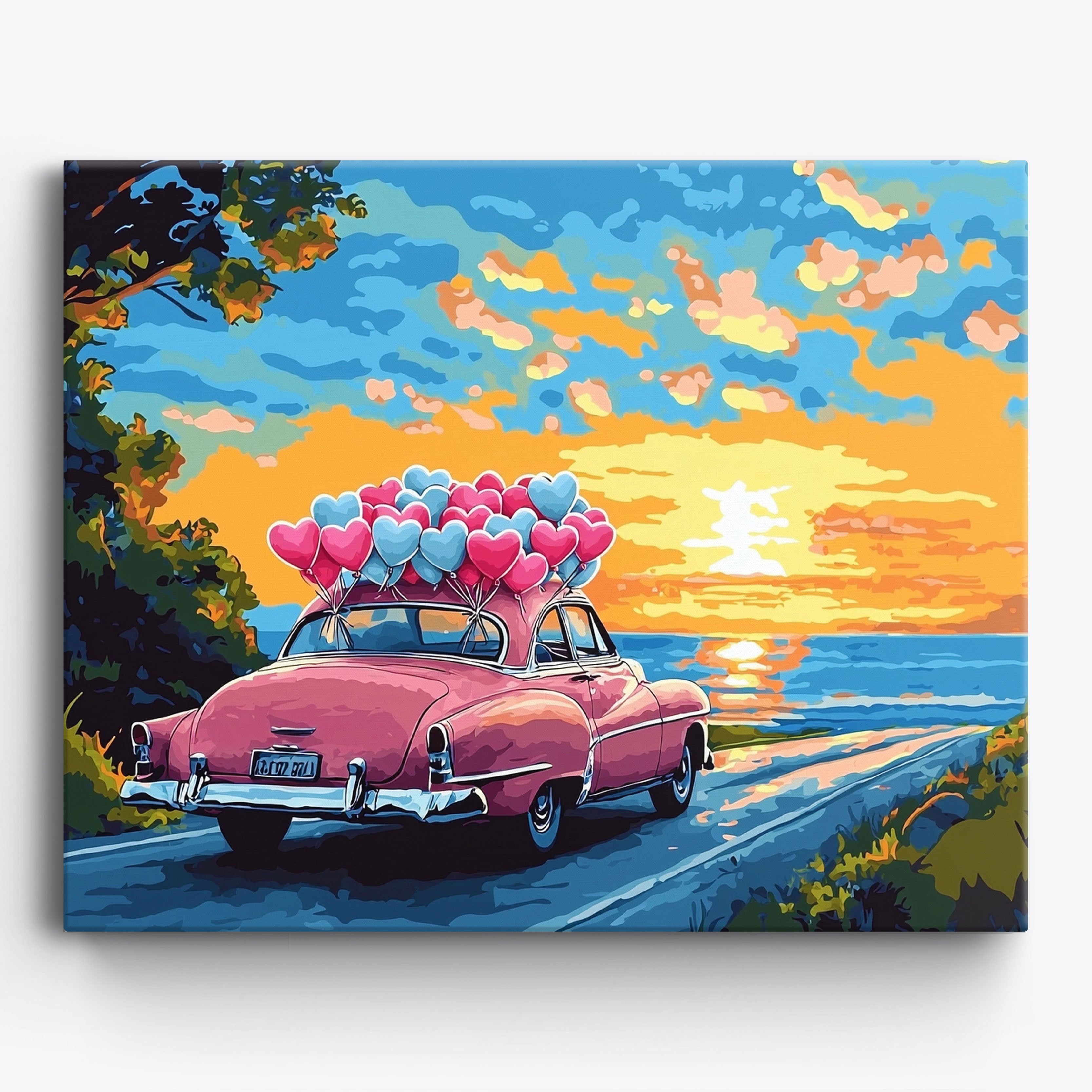 Heart Balloon Voyage No Frame / Regular (15.75"x19.7"/40x50cm)