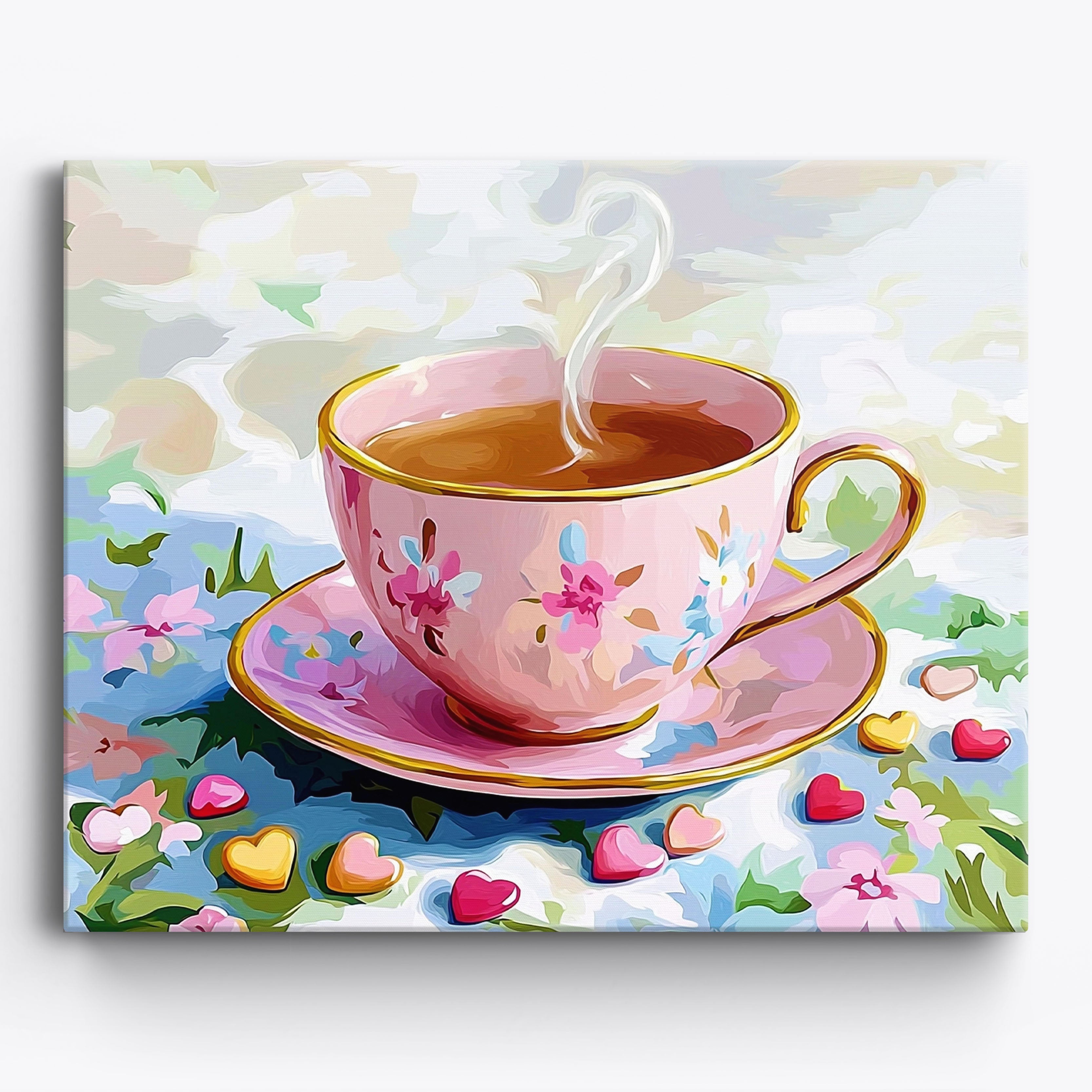 Golden Teatime No Frame / Regular (15.75"x19.7"/40x50cm)