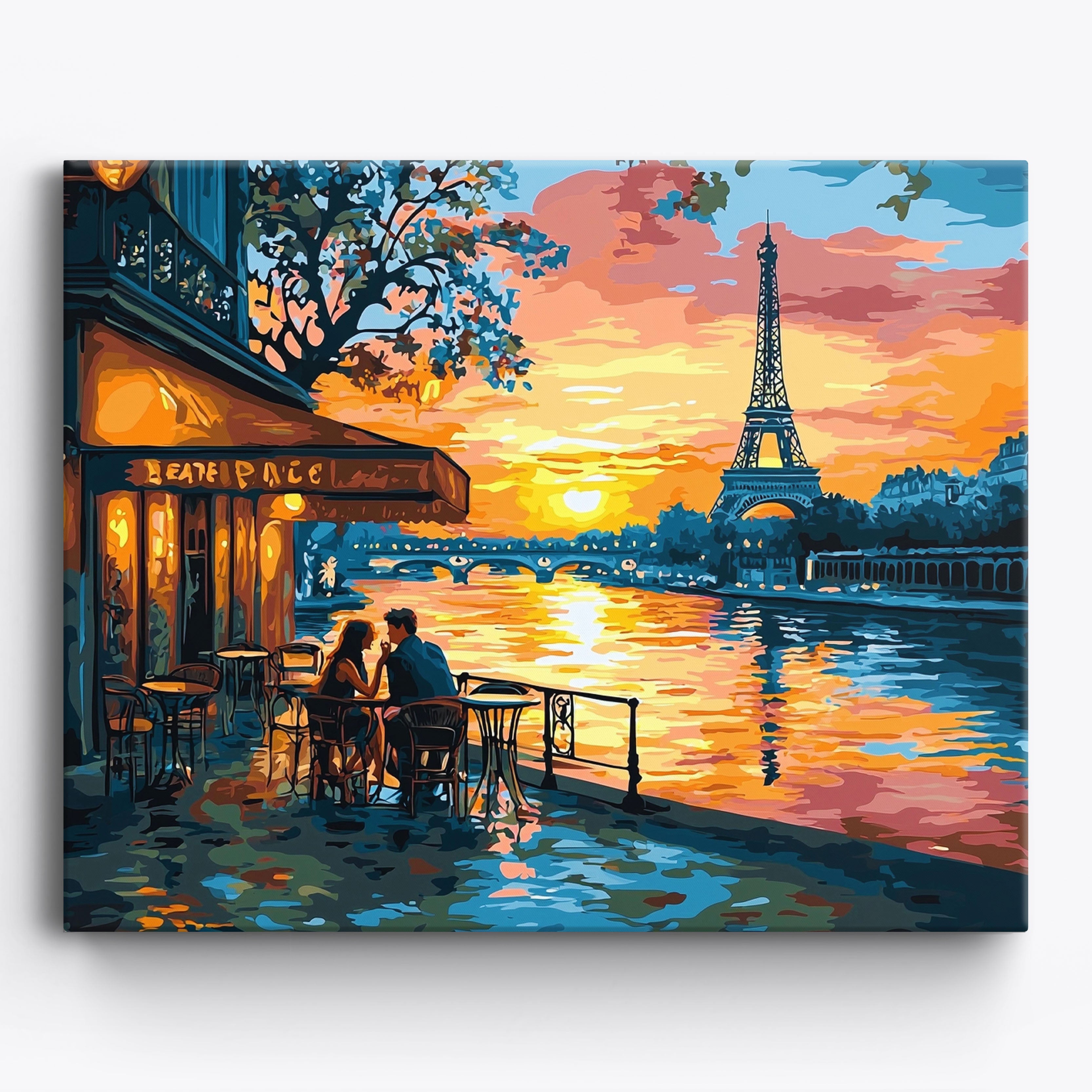 Eiffel Love No Frame / Regular (15.75"x19.7"/40x50cm)