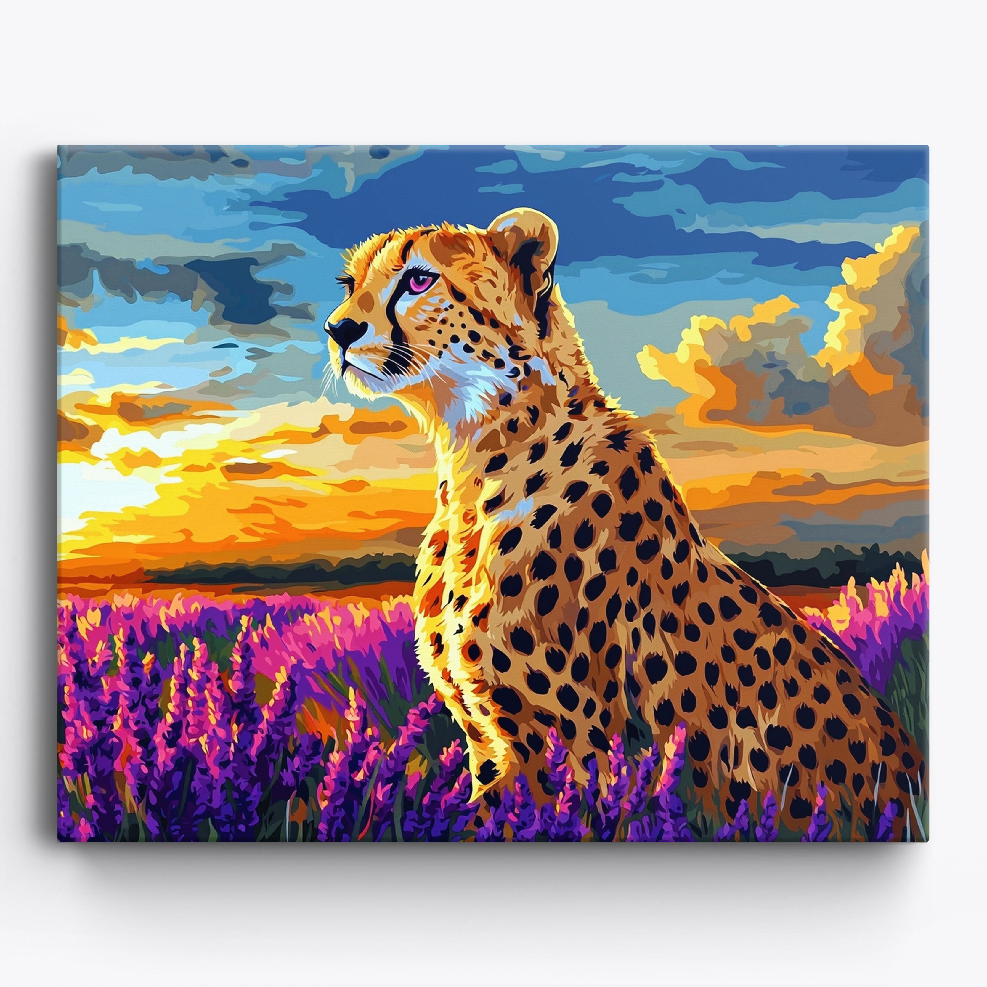 Blushing Cheetah No Frame / Regular (15.75"x19.7"/40x50cm)