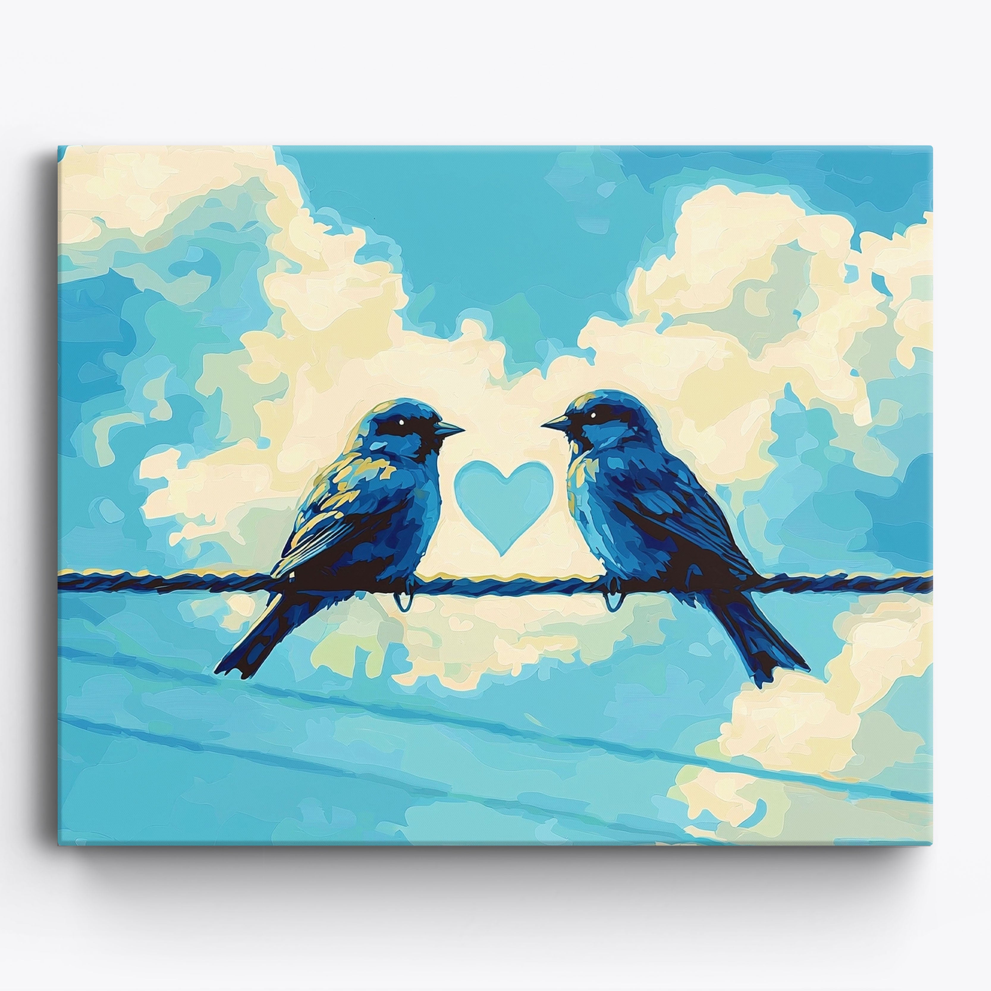 Parallel Hearts No Frame / Regular (15.75"x19.7"/40x50cm)