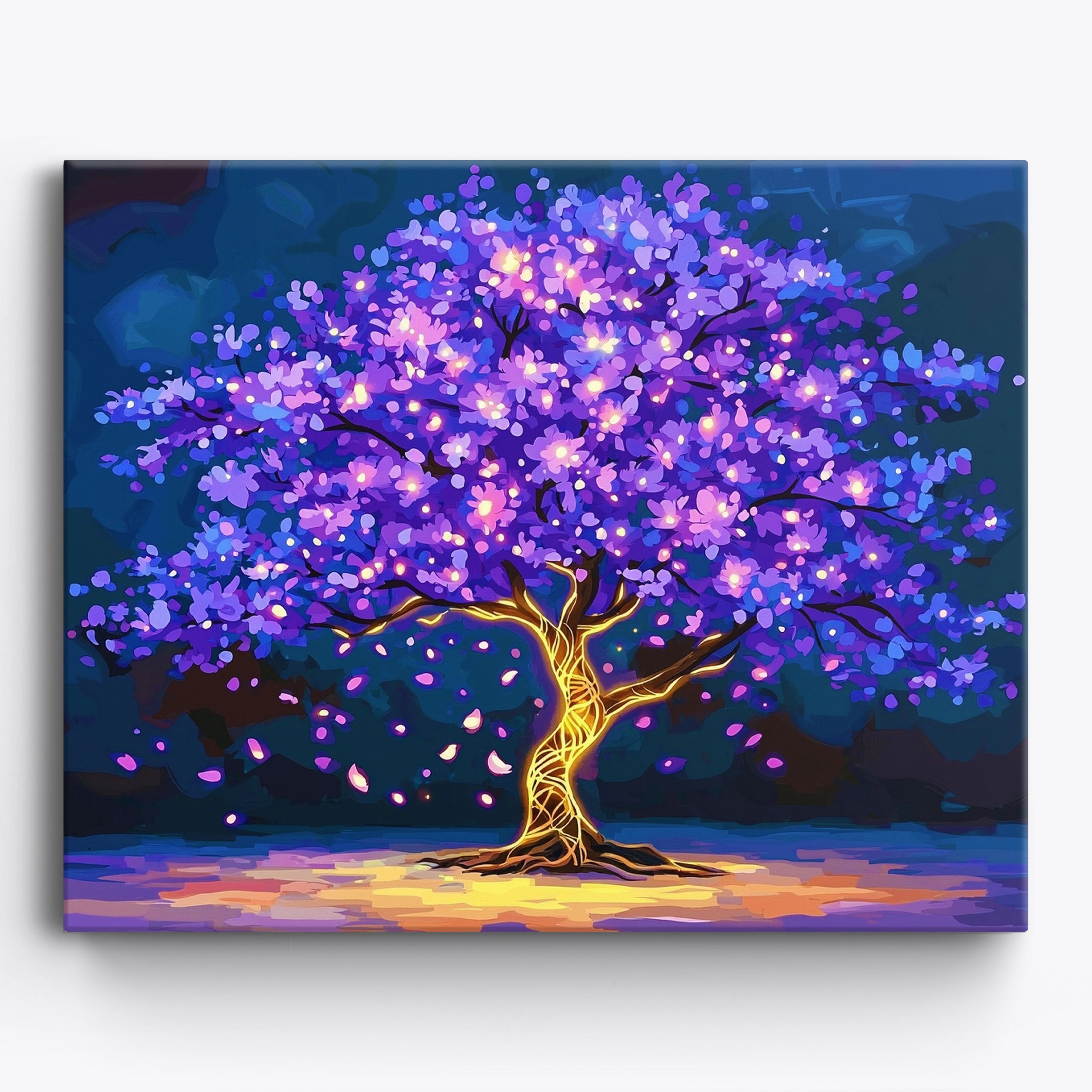 Golden Blossoms No Frame / Regular (15.75"x19.7"/40x50cm)