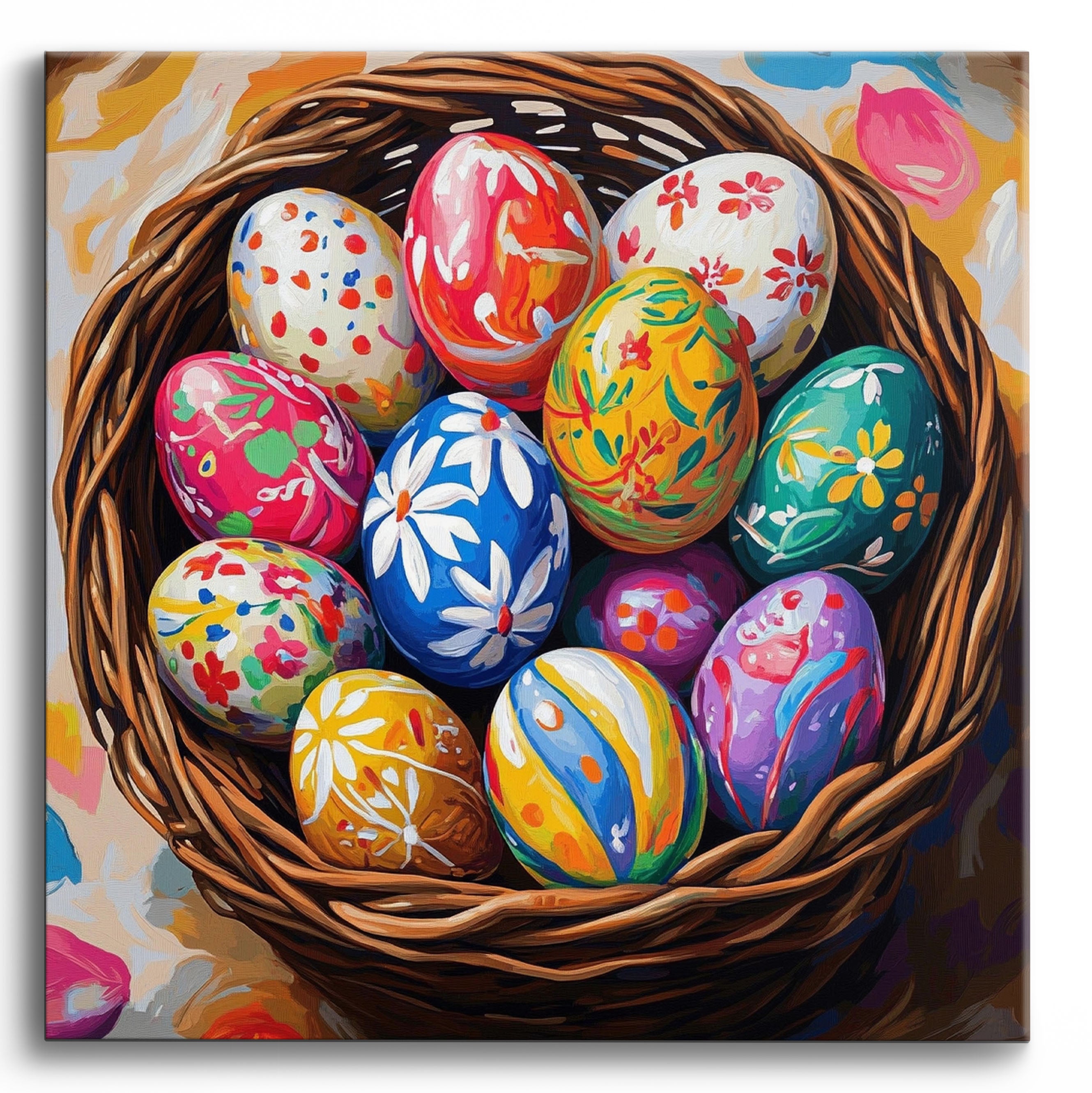 Easter Basket Delight No Frame / 40x40cm