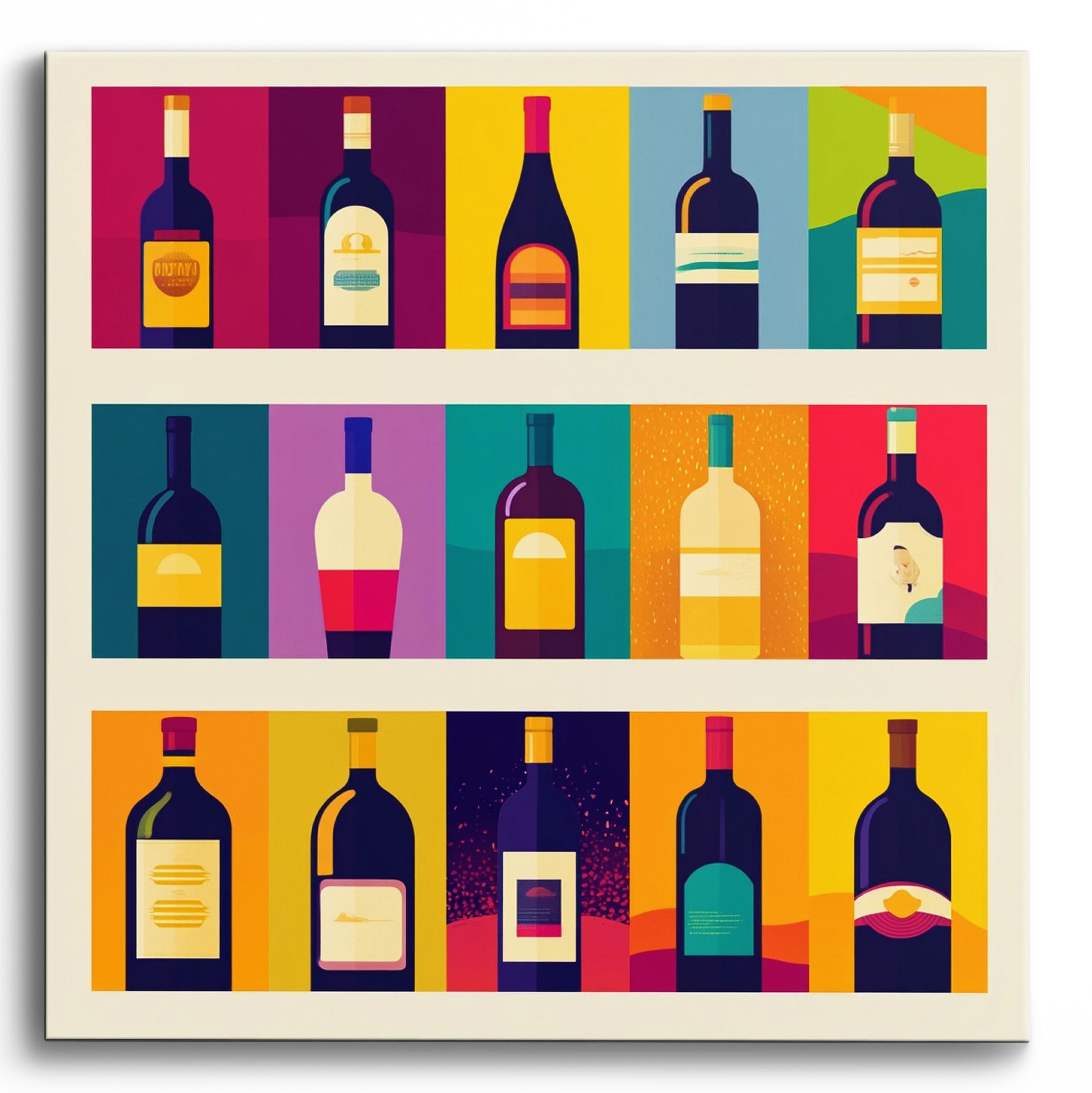 Retro Label Art No Frame / 40x40cm