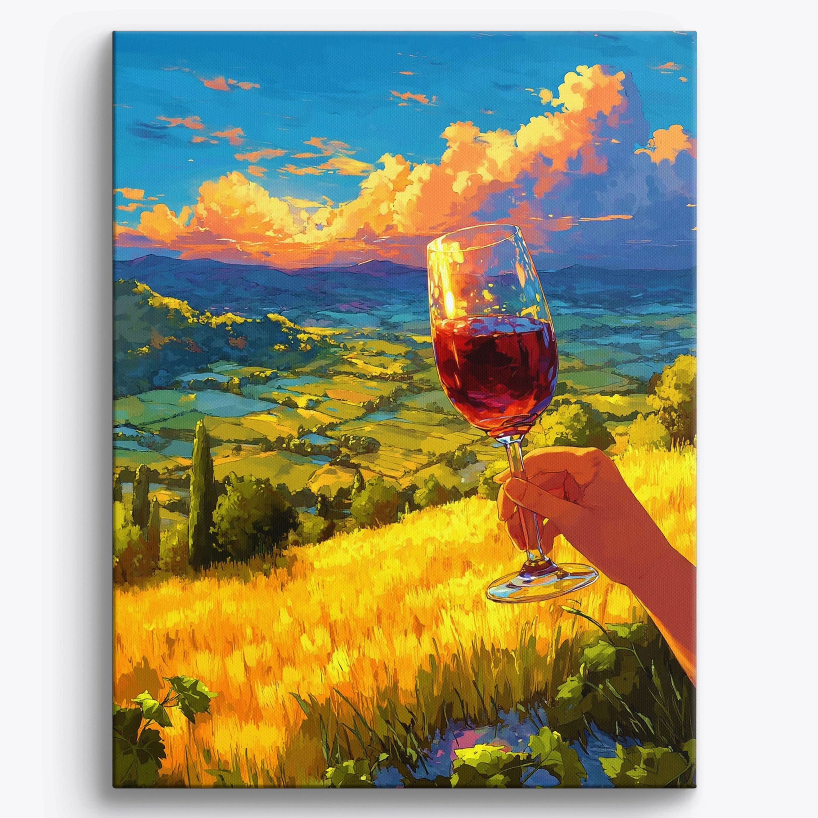Wine Harvest No Frame / 40x50cm