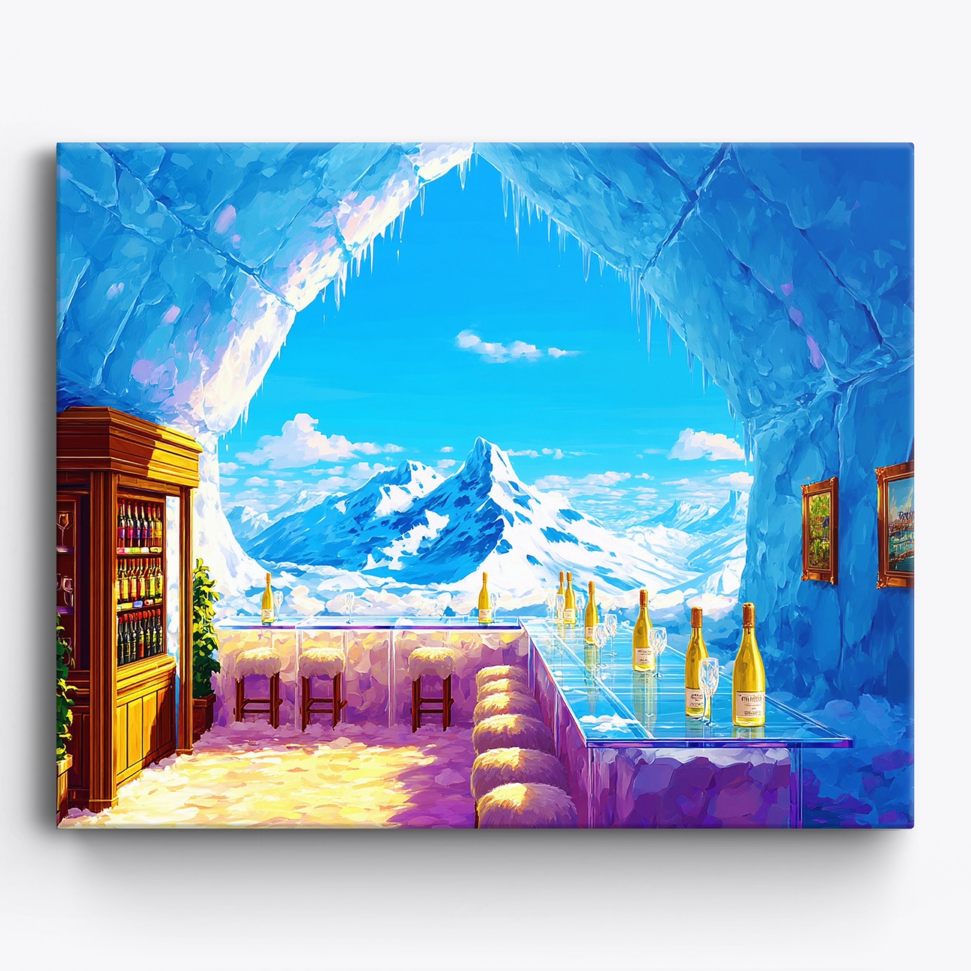 Glacial Wine Bar No Frame / 50x40cm