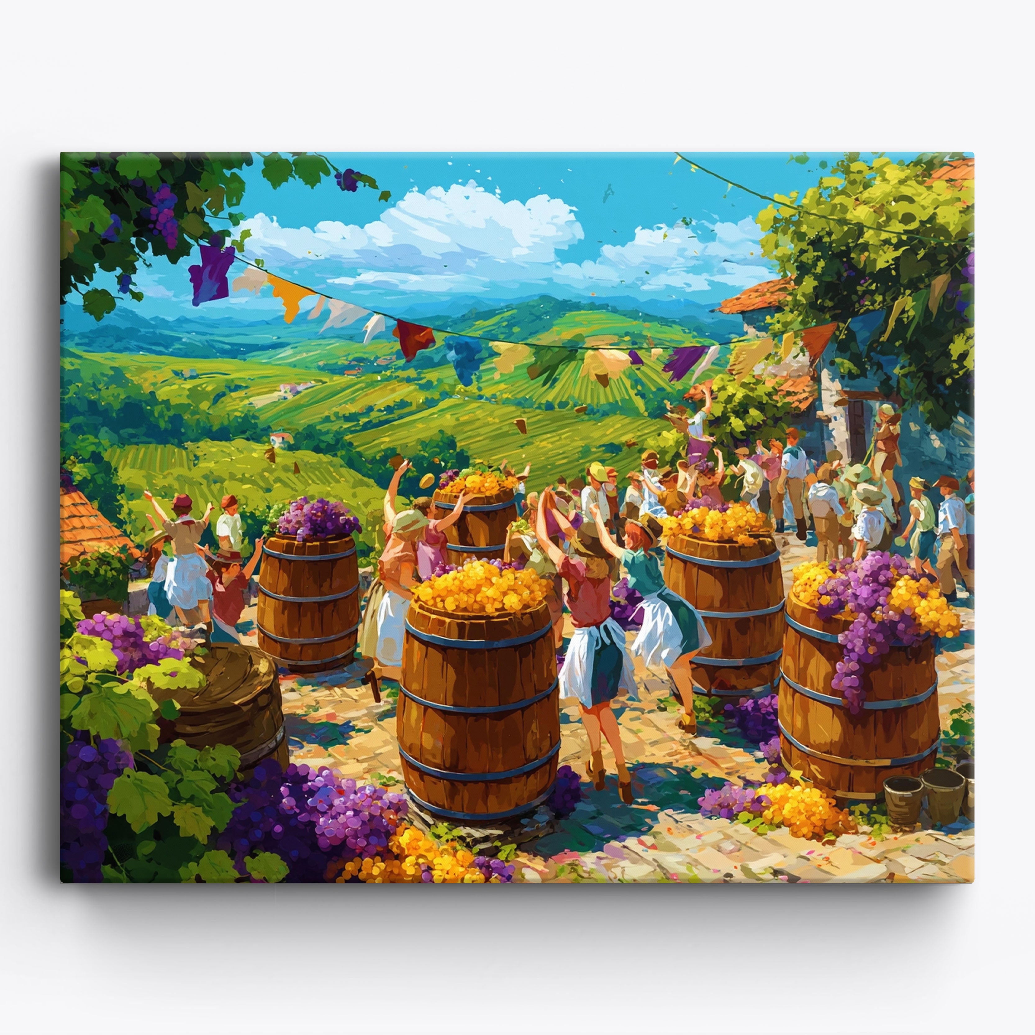 Vibrant Vineyard Celebration No Frame / 50x40cm