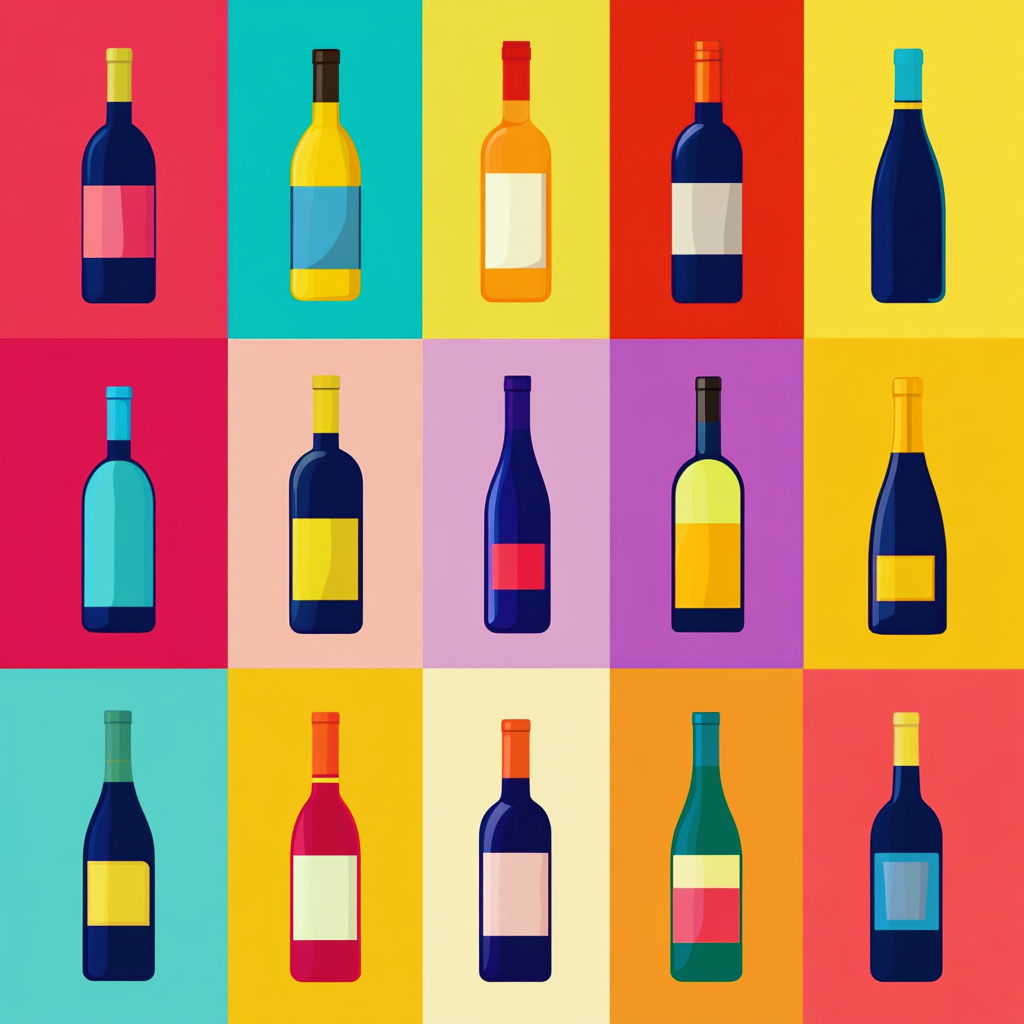 Colorful Bottle Array