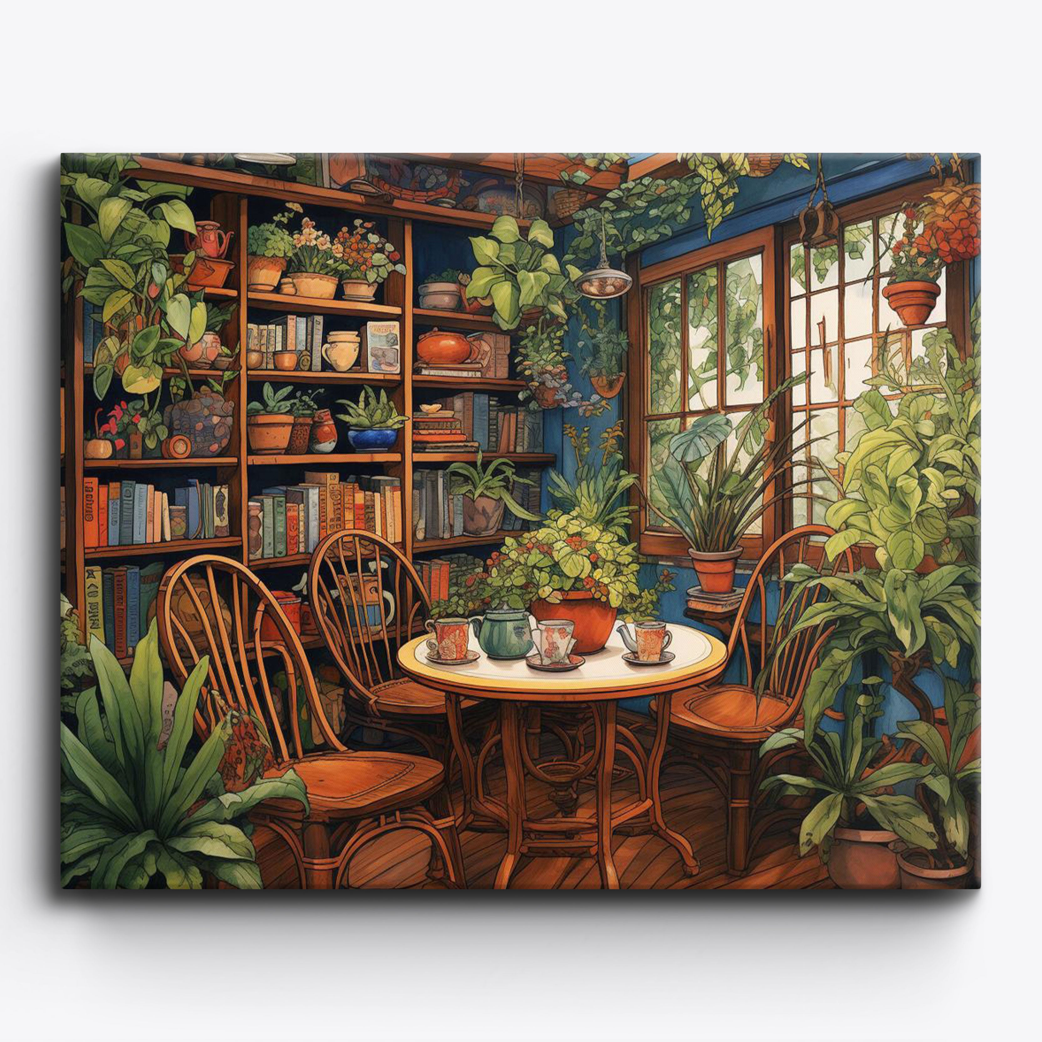 Green Library Retreat No Frame