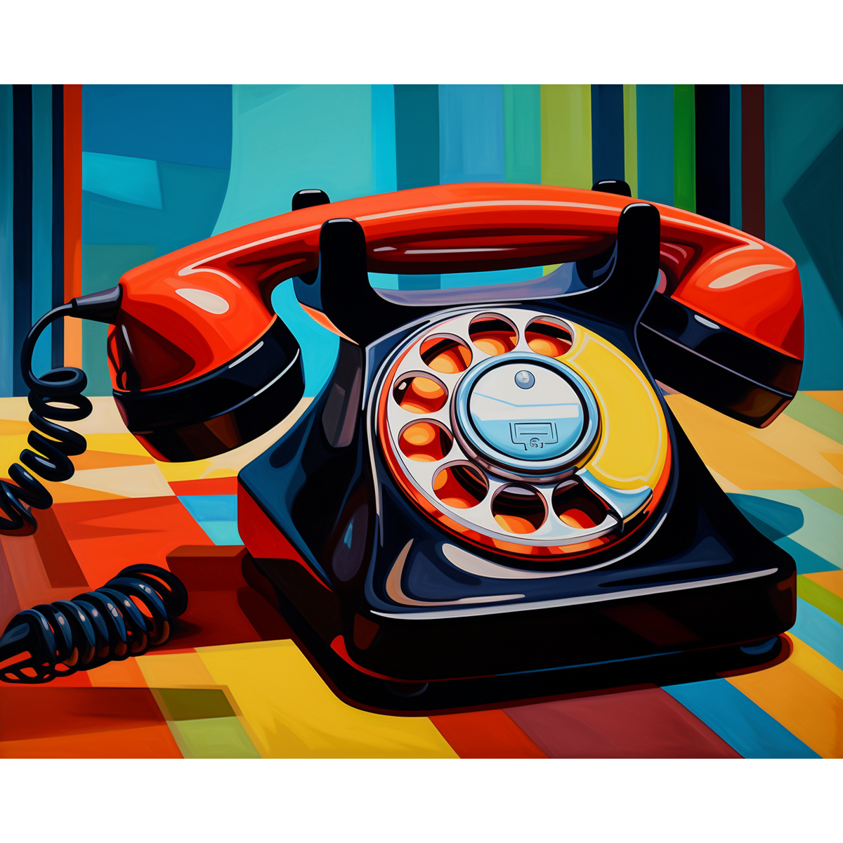Retro telefon